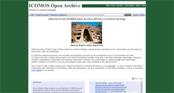 Desktop Screenshot of openarchive.icomos.org