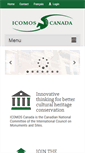 Mobile Screenshot of canada.icomos.org