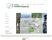 Tablet Screenshot of icomos.si