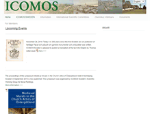 Tablet Screenshot of icomos.se