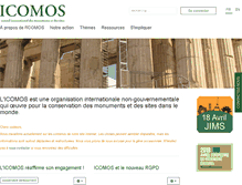 Tablet Screenshot of icomos.org