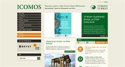 Desktop Screenshot of icomos.org.tr