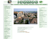 Tablet Screenshot of icomos.hu