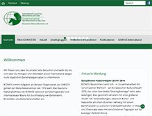 Tablet Screenshot of icomos.de