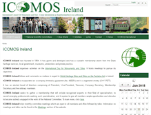 Tablet Screenshot of icomos.ie