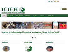 Tablet Screenshot of icich.icomos.org